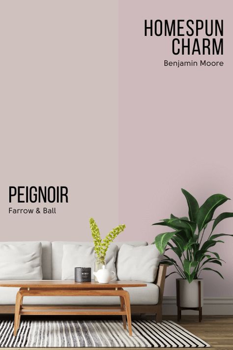 Farrow & Ball Peignoir Dupes (Sherwin Williams and Benjamin Moore Versions) - Mod & Mood Beautiful Paint Colors, Exterior Paint Color, Neutral Paint Colors, Neutral Paint, Find Color, Paint Colors For Home, Benjamin Moore, Farrow Ball, Sherwin Williams