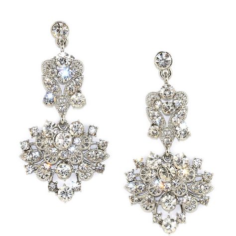 Kristin Perry Floral Gem Earrings (381972301) ($24) ❤ liked on Polyvore featuring jewelry, earrings, silver, floral earrings, earrings jewelry, gemstone earrings, sparkly earrings and glitter jewelry Floral Chandelier, Gem Earrings, Accessories Jewelry Earrings, Chandelier Earrings, Accessories Earrings, Ear Piercings, Gold Diamond, Diamond Earrings, Silver Earrings