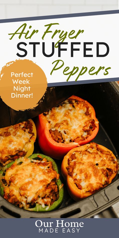 Keto Air Fryer Stuffed Peppers, Stuffed Pepper Air Fryer Recipe, Airfry Stuffed Peppers, Keto Stuffed Bell Peppers Air Fryer, Ninja Foodi Stuffed Bell Peppers, Air Fryer Stuffed Peppers Beef, Air Fryer Stuffed Bell Peppers Ground Beef, Stuffed Bell Peppers Turkey Air Fryer, Bell Pepper Air Fryer Recipes