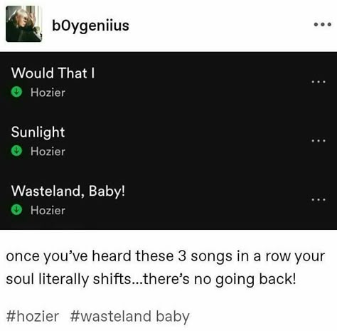 Song Names Aesthetic, Best Spotify Playlists For Every Mood, Music Asks, Funny Playlist Names, Hozier Playlist, Hozier Songs, Best Spotify Playlists, Bog Man, Music Suggestions