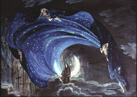 Game Of Thrones VFX Firm Pixomondo Boards Roland Emmerich-Produced Feature Adaptation Of Mozarts The Magic Flute #Popculture Flute Tattoo, Night Tattoo, Dream Moon, Luna And Artemis, Magic Flute, Labs Art, The Magic Flute, Wolfgang Amadeus Mozart, Amadeus Mozart