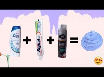 Slime With Shampoo,Salt and Shaving Foam, No Glue,No Borax Slime Recipe, 3 Ingredients Slime - YouTube No Borax Slime, Slime With Shampoo, Borax Slime Recipe, Borax Slime, Slime No Glue, Easy Slime Recipe, Shaving Foam, Diy Slime Recipe, Foam Slime