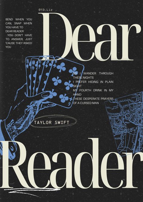 Dear reader- Taylor swift- midnights- 3am edition- poster Seven Poster Taylor Swift, Taylor Swift Newspaper Poster, Taylor Swift Themed Posters, Taylor Swift Song Prints, Taylor Swift Midnights Posters, Midnights Posters Taylor Swift, Dear Reader Taylor Swift Wallpaper, Lyrics Poster Design, Midnights Taylor Swift Poster