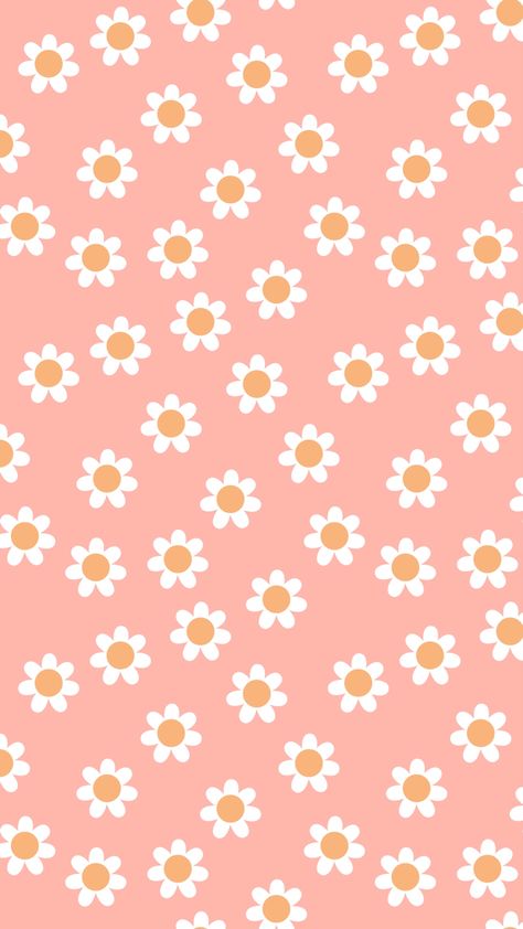 Pink wallpaper with Daisy flowers, summer vibes, spring vibes, preppy style, cute wallpaper background Summer Backgrounds Iphone Aesthetic Pink, Basic Summer Wallpaper, Spring Wallpaper Iphone Preppy, Preppy Summer Backgrounds, Preppy Wallpaper Iphone Summer, Preppy Wallpaper Summer, Pink Summer Wallpapers, Preppy Phone Wallpaper, Preppy Summer Wallpaper