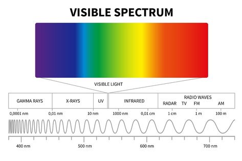 Visible Light Spectrum, Light Science, Visible Spectrum, Electromagnetic Spectrum, Electromagnetic Radiation, Radio Wave, Secrets Of The Universe, Light Wave, Light Energy