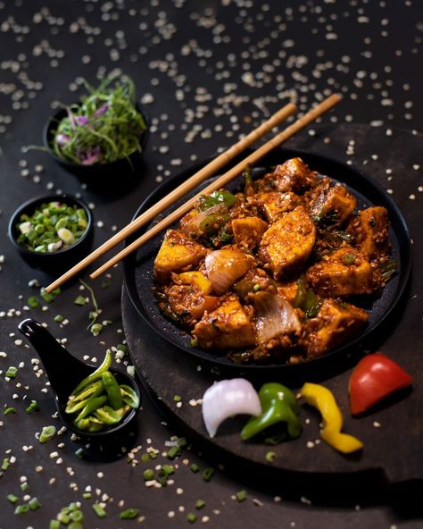 Paneer Tikka Photography, Paneer Photography, Tikka Photography, Tandoori Paneer, Food Photography Composition, Chilli Paneer, Paneer Tikka, Paneer, Recipe Book