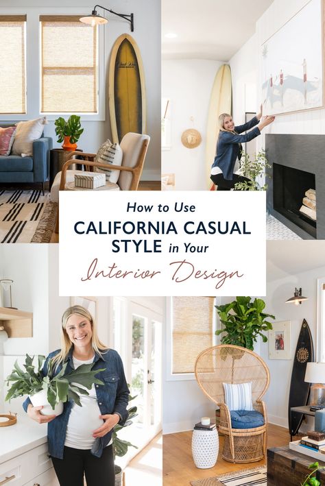 California Casual Interior, California Casual Interior Design, California Style Interior, California Style Decor, Casual Interior Design, Interior Design California, California Design Interior, California Casual Style, Coastal Design Style