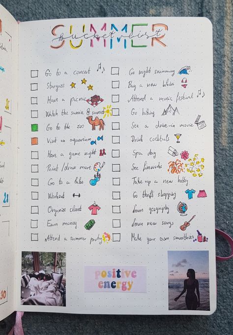 Summer Wishlist Bucket Lists, Bucket List Design Layout, Bujo Bucket List, Summer Bucket List Bullet Journal, Bucket List Bujo, Bucket List Bullet Journal, Bullet Journal Lists, Bulletin Journal, Bucket List Journal