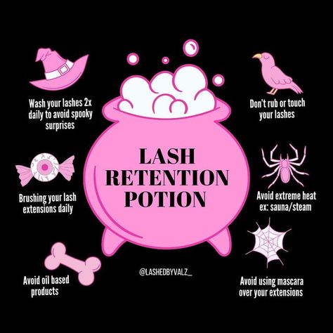 Lashes Instagram Bio, Spooky Lash Quotes, October Lash Special, Lash Sale Ideas, Lash Instagram Bio Ideas, Content Ideas For Lash Techs, Lash Educational Post, Halloween Lash Post, Lash Artist Content Ideas