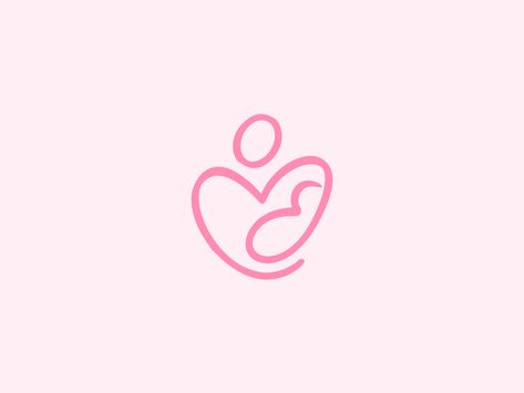 Motherhood Symbols, Motherhood Logo, Baby Memorial Tattoos, Breastfeeding Tattoo, Baby Logo Design, Angel Bebe, Hospital Logo, Baby Logo, Baby Blog