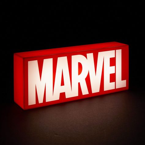 Marvel Lamp, Marvel Room Ideas, Marvel Room Decor, Marvel Lights, Marvel Decor, Marvel Bedroom, Game Room Lighting, Marvel Room, Logo Marvel