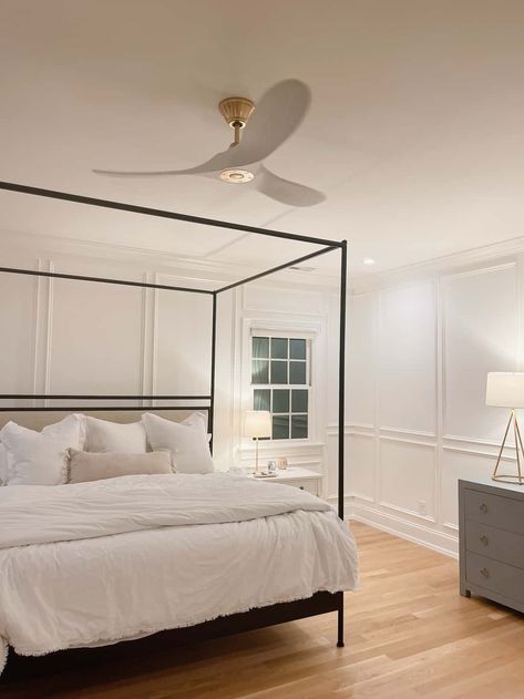 10 Ceiling Fans: for each splurge is a save version. I own, love, or recommend all 10 of these fans. Master Bed Ceiling Fan, Bedroom Ceiling Fan Ideas Modern, Primary Bedroom Ceiling Fan, Ceiling Fan Bedroom Master Suite, Bedroom Ceiling Fan Ideas, Modern Ceiling Fan Bedroom, Ceiling Fans For Bedrooms, Bedroom With Fan, Bedroom Fans