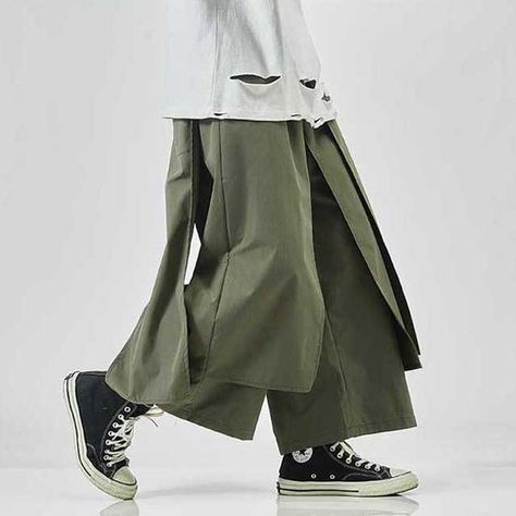 First kind of small Japanese Silhouette Fashion, Avant Garde Fashion Street, Modern Japanese Clothing, Japanese Trousers, Fashion Gender Neutral, Japanese Wear, Traditional Japanese Clothing, Japanese Clothing Brands, Japanese Style Clothing