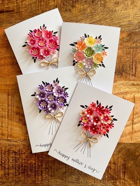 Wallpaper Painting, Diy Birthday Gifts For Friends, Card Decoration, Diy Gift Set, Handmade Paper Crafts, Paper Quilling Designs, Diy Paper Crafts Decoration, Diy Crafts Paper Flowers, Easy Diy Gifts