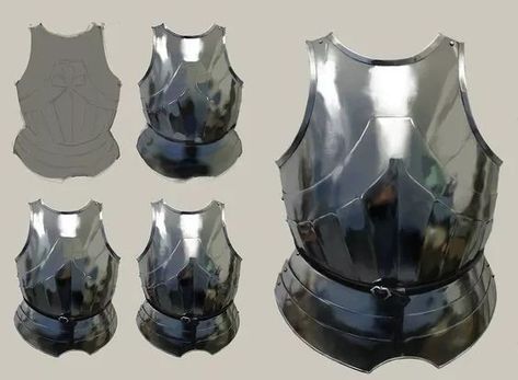 Armor Shading Tutorial, Armor Painting Tutorial Digital Art, Metal Coloring Reference, Metal Tutorial Digital, How To Shade Armor, Armor Tutorial Drawing, Metal Armor Drawing, Armor Painting Tutorial, Metal Digital Art Tutorial