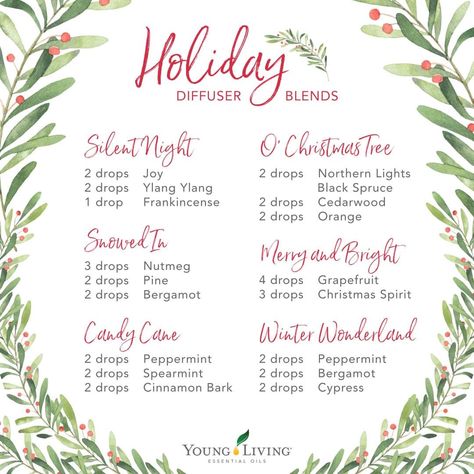 Christmas Diffuser Blends Young Living, Holiday Diffuser Blends, Christmas Tree Essential Oil, Christmas Spirit Essential Oil, Young Living Essential Oil Diffuser, Diffuser Blends Young Living, Christmas Diffuser Blends, Young Living Diffuser, Fall Essential Oils