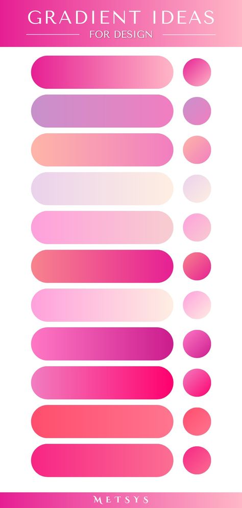 { #gradients #colors #colorful #ideas #colorideas #designers #designs #pink } Pink Gradient Palette, Pink Color Gradient, Color Thesaurus, Paint Pallet, Ideas For Design, Pink Color Combination, Pantone Colour Palettes, Palette Design, Pink October