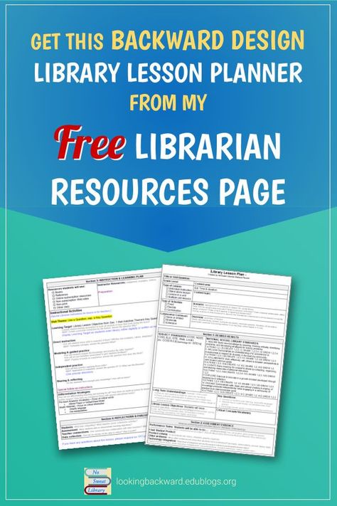 Unit Plan Template, Positive Responses, School Library Lessons, Great Library, Library Lesson Plans, Elementary School Library, Library Activities, Curriculum Development, School Librarian