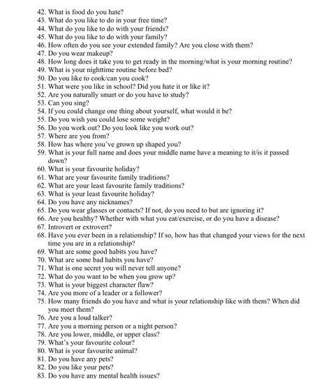 Worst Trends, Conversation Starters For Couples, What Are You Like, Irrational Fear, Fun Questions, Day Off Work, Difficult Conversations, Getting To Know Someone, Fun Questions To Ask