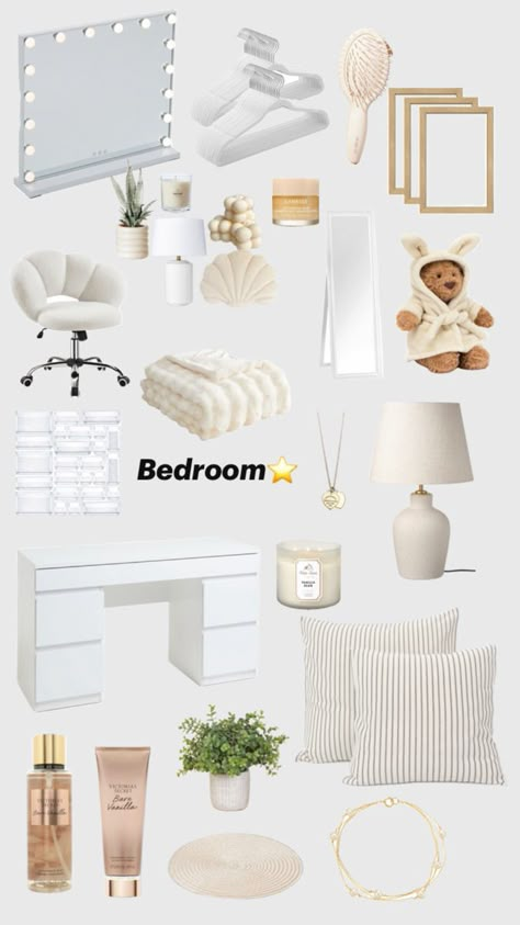 Vanilla girl✨ Bedroom Ideas Vanilla Girl, Room Ideas Vanilla Girl, Vannila Girl Room Ideas, Vanila Gril Room, Vanilla Bedroom Ideas, That Girl Room Aesthetic, Vanilla Room Aesthetic, Vanilla Girl Aesthetic Bedroom, Clean Girl Bedroom Aesthetic