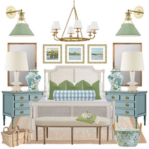 Villandry Bed curated on LTK Grandmillenial Mantel Decor, Blue Green Master Bedrooms Decor, Italian Coast Aesthetic Decor, Blue Green Coastal Bedroom, Hydrangea Bedroom Decor, Southern Guest Bedroom, Preppy Guest Bedroom, Grand Melinnial Style Bedroom, Blue And Green Bedroom Aesthetic