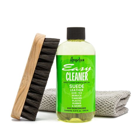 Angelus Shoe Cleaner | Clean All of Your Shoes | Sneaker Cleaner Sneaker Cleaning, Cleaning Shoes, Scrubbing Brush, Sneaker Cleaner, Shoe Cleaner, How To Clean Suede, Painting Easy, Scrub Brush, Leather Boot Shoes