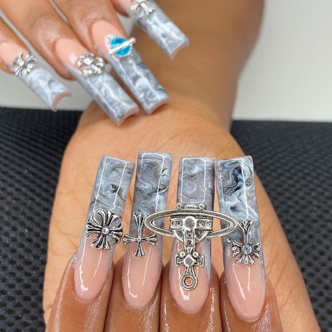 Nails Inspo Aesthetic, Grande Tattoo, Fye Nails, Junk Nails, Basic Nails, Exotic Nails, Nail Swag, Glam Nails, Pink Acrylic Nails