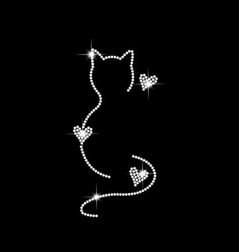 Rhinestone Templates Pattern, Bijou Kitty Pattern, Hello Kitty Rhinestone Template, Rhinestones Template, Bow Rhinestone Art, Rhinestone Tshirts, Dot Pattern Vector, Rhinestone Designs Templates, Cat Heart