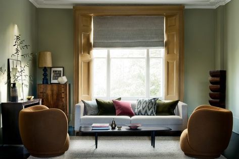 An interior designer’s guide to colour layering with Dulux Heritage Dulux Heritage Colours, Cow House, Dulux Heritage, Paint Brands, Perfect Palette, Paint Cans, Yellow And Brown, Light Shades, Interior Designer