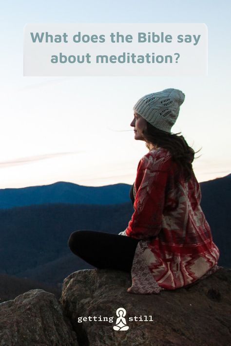 As a Christian yoga teacher, I hear many questions about yoga and meditation. It seems there is a misunderstanding around meditation and an accompanying fear that the practice of meditation is off-limits for Christians. Should Christians meditate? Let’s look at what the Bible says about meditation in my new blog. Bible Bullet Journaling, Christian Yoga, Connect With God, Christian Meditation, Thanksgiving Prayer, How To Meditate, Psalm 1, Nature Of God, Bible Says