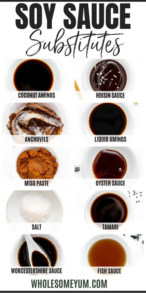 10 Best Soy Sauce Substitutes Soy Free Asian Sauce, Replacement For Soy Sauce, Home Made Soy Sauce, How To Make Soy Sauce At Home, Soy Sauce Replacement, Homemade Soy Sauce Easy, How To Make Soy Sauce, Sushi Soy Sauce Recipe, Diy Soy Sauce