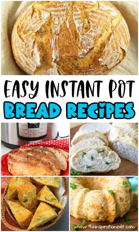 Homemade Bread Instant Pot, Instant Pot Recipes For One Person, Summer Instant Pot Recipes Healthy, Instant Pot Recipes Bread, Instant Pot No Knead Bread, Easy Instant Pot Recipes For Beginners, Instant Pot Bread Recipes, Summer Instant Pot Recipes, Instant Pot Bread