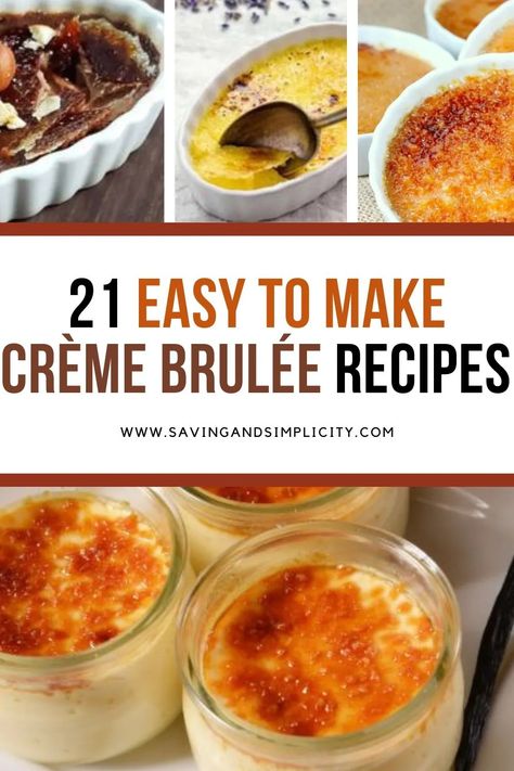 The Best Creme Brulee Recipe, Creme Brulee Oatmeal, Creme Brulee Bread Pudding, Gingerbread Creme Brulee, No Bake Creme Brulee Cheesecake, Creme Brulee Recipes, Cream Brulee Recipe, Baileys Creme Brulee, Chocolate Creme Brulee Recipe