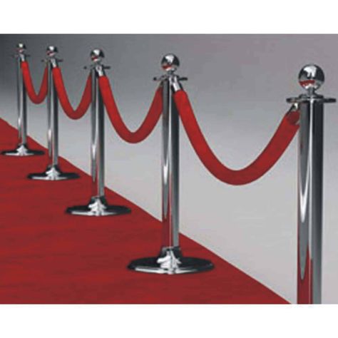 Stanchions for VIP entry | Poles and Rope for Isle | Decor Essentials Isle Decor, 007 Party, 007 Casino Royale, Outdoor Wedding Flowers, Queen Chair, Casino Royale Theme, Casino Logo, Crowd Control, White Carpet