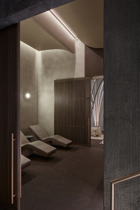 Spa Studio, Kempinski Hotel, Casa Cook, Spa Interior Design, Spa Lighting, Architectural Lighting Design, Spa Interior, Asian Architecture, New Interior Design