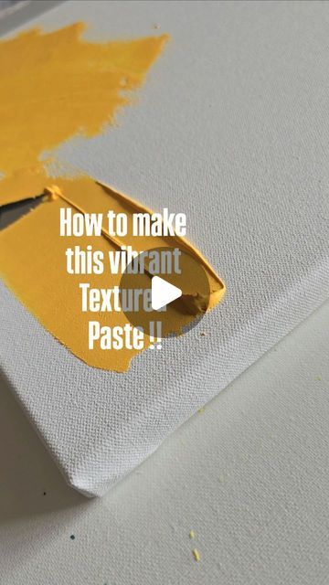 Snahil Joshi on Instagram: "💛 My Vibrant Textured Paste recipe💛

Mix four parts marble powder with two part of acrilic paint ( you can choose any color you want, in my case i used yellow ) and one part wood glue or synthetic resin adhesive.

Mix it thoroughly.

You can add water to match the consistency of paste needed ( make sure not to use too much or you will end up having cracks ).

And there you go 😁 😁 ( this is my most used recipe, I use readymade paste too for my artworks )

Do let me know if you need the details of products I use ❤️❤️

Do share how it turned out ❤️ 

Please do follow. I love sharing textured art tips every now and then 

#texturedart
#contemporaryart #modernart #interiordecor #creative #diy" Texture Paste Recipe, Textured Paste, Paste Recipe, Texture Paste, Diy Artwork, Textured Art, Wood Glue, Art Tips, Gold Texture