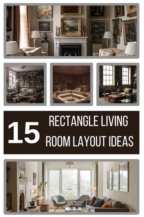 15 Best Rectangle Living Room Layouts for Ultimate Coziness Living Room Inspiration Rectangle, Rectangle Lounge Room Layout, Rectangle Shape Living Room Ideas, 16x10 Living Room Layout, Living Room Designs Large Windows, Furniture For Rectangle Living Room, How To Decorate A Rectangle Living Room, Living Room Tv Layout, Long Rectangle Living Room Layout Ideas Furniture Arrangement