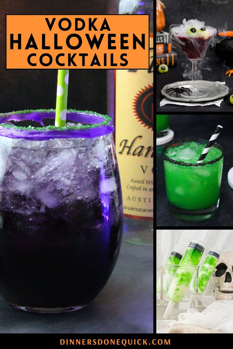 Get ready for the ultimate Halloween bash with these spooky vodka cocktails! From the vibrant Green Ghostbusters Cocktail to the dark and mysterious Black Martini, these recipes will bring a hauntingly good time to your party. Whether you're a fan of fun jello shots like Ectoplasm Syringe Vodka Jello Shots or sipping on a Drunk Ghost Cocktail, these eerie drinks are perfect for your next Halloween party. 👻🍸 #VodkaCocktails #HalloweenDrinks #SpookyCocktails #HalloweenPartyIdeas #CocktailRecipes Diy Halloween Party Drinks, Alcoholic Halloween Drink, Halloween Party Batch Cocktails, Spooky Vodka Drinks, Spooky Drinks Alcohol Vodka, Halloween Vodka Drinks Easy, Halloween Shot Recipes Alcoholic, Halloween Party Shots Alcohol, Halloween Alcoholic Drinks Vodka