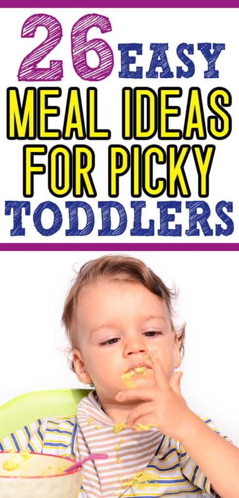 what to feed a picky toddler - toddler food ideas for those hard to feed kiddos! If toddler is a picky eater, you will want to save this list of toddler meals. (Also includes a list of ideas for lunch at daycare!) #toddler #momlife #kids Toddlers Food Ideas, Picky Baby Food Ideas, Meal Ideas For Picky Toddlers, Food Ideas For Picky Toddlers, Lunch For Picky Toddlers, Toddler Foods For Picky Eaters, Toddler Meal Ideas For Picky Eaters, Meals For Toddlers Picky Eaters, Easy Toddler Meals For Picky Eaters