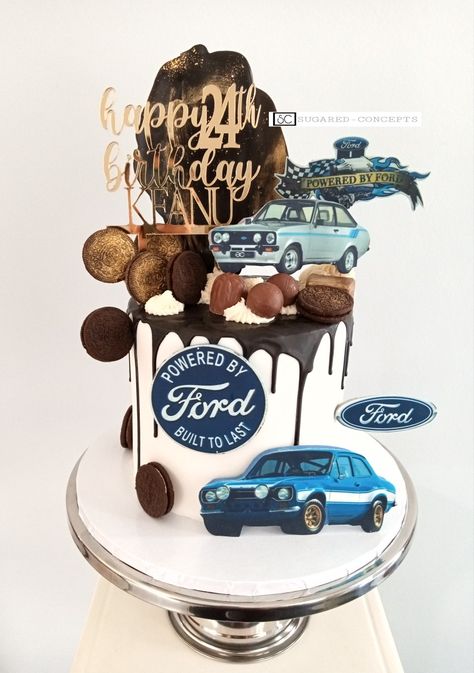 Vintage Car Cakes For Men, Ford Mustang Cake, Inauguration Cake, Car Themed Cake, Mustang Cake, Car Cakes For Men, Groomsman Cake, Chocolate Car, Man Cakes