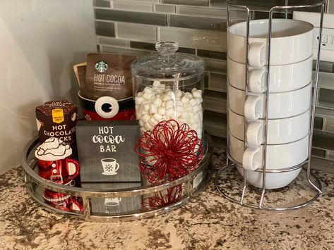 Hot Cocoa Decor, Hot Chocolate Gift Basket, Cocoa Bar Sign, Hot Cocoa Bar Sign, Hot Chocolate Sign, Making A Gift Basket, Hot Chocolate Gift, Chocolate Gifts Basket, Hot Cocoa Bar