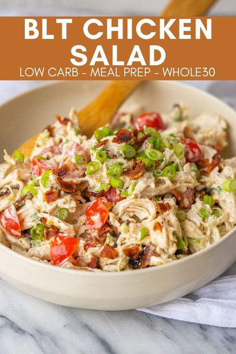 Low Carb Alternatives, Carbs Meals, Blt Chicken Salad, Blt Chicken, College Meal, Salad Buah, Keto Cooking, Keto Recipes Dinner, Foods Recipes