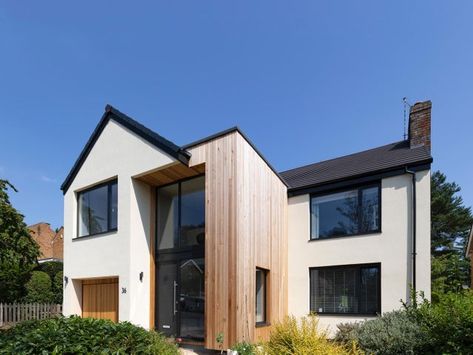 Dated 1970s house redesigned for the 21st century | Yorkshire Post 70s Remodel, 1970s House Renovation, 1970s House, John Gilbert, 70s House, Exterior House Remodel, Scottish Homes, Herringbone Wood Floor, House Redesign