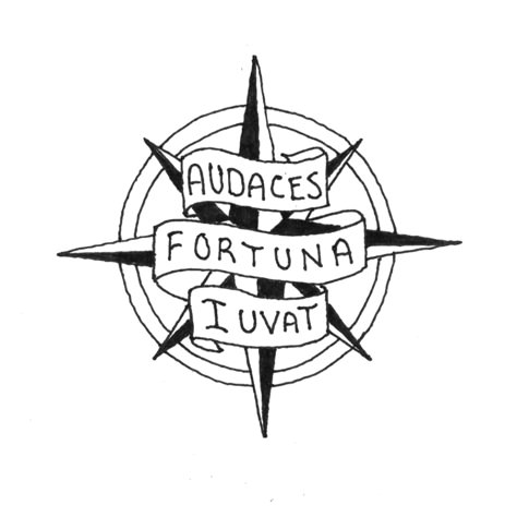 Fortune Favors the Bold by lokee77.deviantart.com on @deviantART Tattoo Quotes Latin, Quotes Latin, Be Brave Tattoo, Fortune Favors The Bold, Geometric Nature, Goddess Aesthetic, Magic Tattoo, Stoic Quotes, Trendy Tattoo