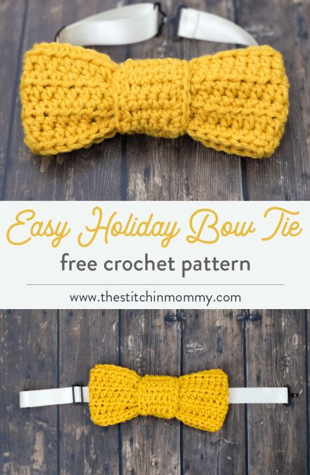 Tie Pattern Free, Crochet Bows Free Pattern, Crochet Bow Ties, Crochet Bow Pattern, Crochet Baby Boy Hat, Baby Boy Bow Tie, Crochet Pet, Crochet Appliques, Bowtie Pattern