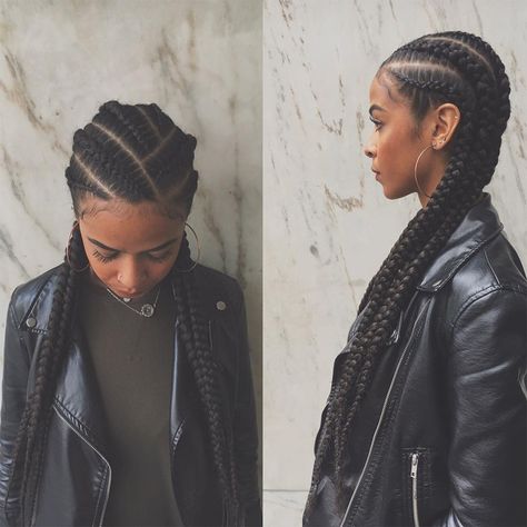 https://www.essence.com/amp/hair/most-beautiful-black-women-goddess-braids Vlasové Trendy, Girl Braids, Feed In Braid, Girls Braids, Cornrows Braids, Cornrow Hairstyles, Braided Hair, Cornrow, Braided Hairstyles For Black Women