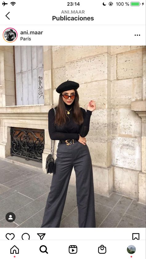 Baret Outfit, Beret Outfit, Paris Outfit Ideas, Outfits For College, Parisian Outfit, Outfits Paris, Parisian Outfits, Looks Pinterest, Winter Fashion Outfits Casual