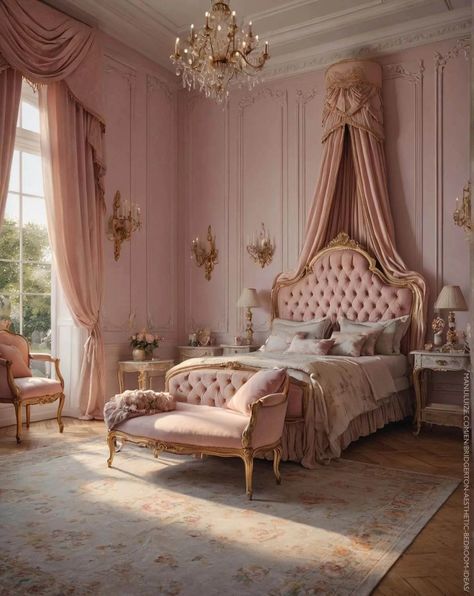 If you love the Bridgerton aesthetic, here are 17 must-see bedroom decor ideas inspired by the Brigderton colors and the Regency core trend. Ideas for: Bridgerton wallpaper, bridgerton season 3, regency core, regency core bedrooms, regencycore, grown woman bedroom ideas, moody vintage bedroom, moody romantic bedroom, girly pink bedroom, awesome bedrooms, fairy lights bedroom ideas, aesthetic bedroom ideas cozy, vintage modern bedroom, aesthetic bedroom inspo, regency era bedroom ideas. Bridgerton Bedroom, Bedroom Accessories Ideas, Vintage Modern Bedroom, Bridgerton Birthday Party, Regency Bedroom, Bridgerton Wallpaper, Bedroom Girly, Regency Core, Bedroom Moody