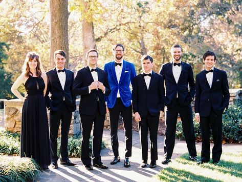 The Best Bridesmen and Groomswomen Outfits We’ve Ever Seen | TheKnot.com Woman Groomsman Outfit, Grooms Woman Outfit, Groomswomen Ideas, Female Best Man Outfit, Women Groomsmen Outfits, Groomswoman Attire Outfit Ideas, Bridesman Outfits, Grooms Party, Groomsmen Outfits