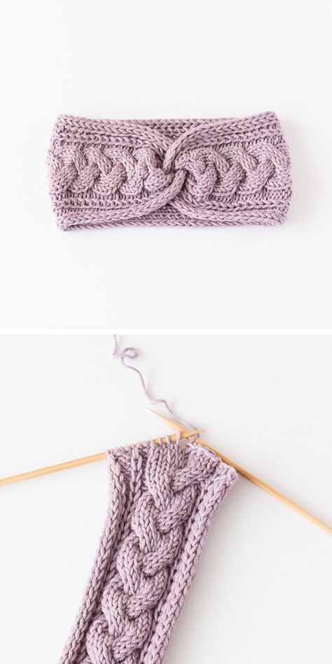 Knitted Headband Free Pattern, Knitted Headbands, Crochet Ear Warmer Pattern, Cable Knit Headband, Knit Headband Pattern, Knitting Patterns Free Hats, Fair Isles, Beginner Knitting Patterns, Crochet Headband Pattern